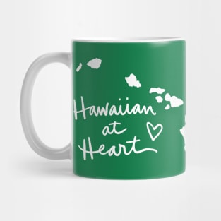 Hawaiian At Heart: Hawaii State Pride Calligraphy Mug